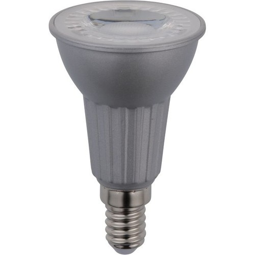 E14 5W dimbar LED-lampa - PAR16, 380lm, 2700K, 36°, silverfinish