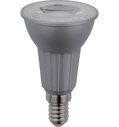 E14 5W dimbar LED-lampa - PAR16, 380lm, 2700K, 36°, silverfinish