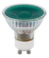 GU10 5W LED-lampa - Grön, 38°, glas, 90lm