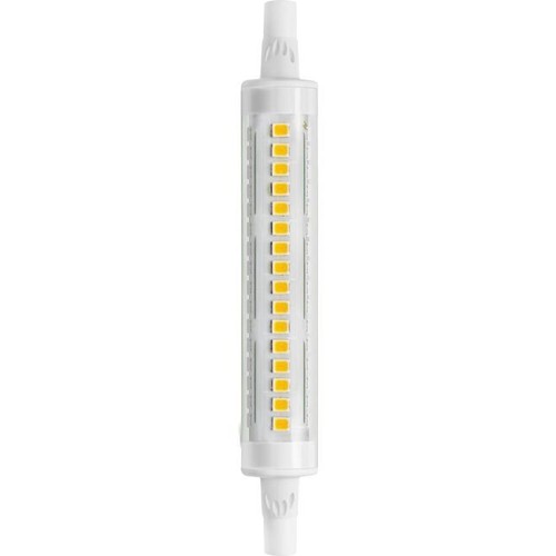 R7S 118mm / 8W LED-lampa - 1100lm, Keramisk, Klar, 3000K