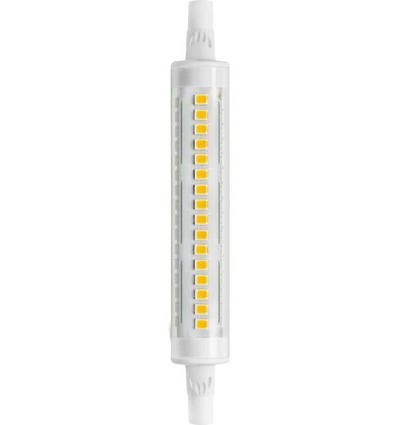 R7S 118mm / 8W LED-lampa - 1100lm, Keramisk, Klar, 3000K