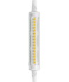 R7S 118mm / 8W LED-lampa - 1100lm, Keramisk, Klar, 3000K