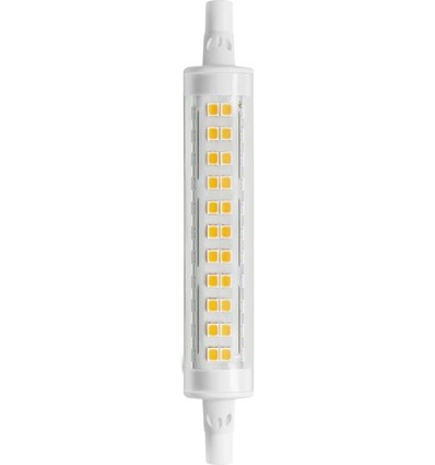 R7S 118mm / 11W LED-lampa - 1600lm, klart glas, 3000K
