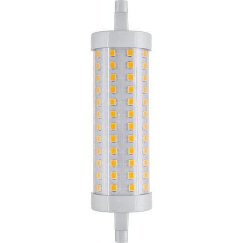 R7S 118mm / 12,5W dimbar LED-lampa - 1520lm, klart glas, 3000K
