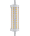 R7S 118mm / 14W dimbar LED-lampa - 2000lm, 3000K, klart glas