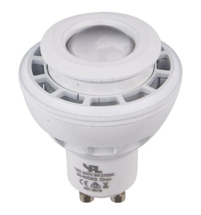 GU10 5,5W DimToWarm LED-lampa - 2000K-2800K, 30-80°, vit, dimbar