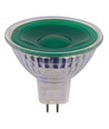 GU5.3 5W LED-lampa, 12V - MR16, 38°, Grön, glas