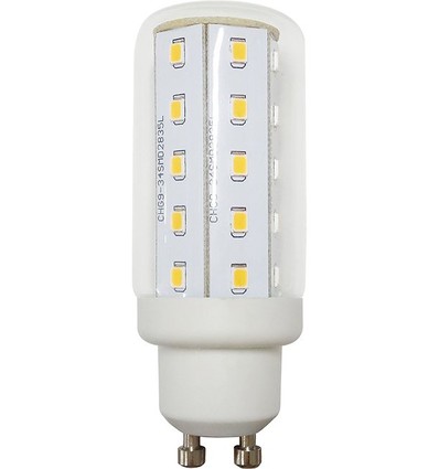 8cm / 4W GU10 LED-lampa - 440lm, glas, 6500K
