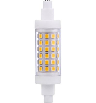 R7S 5W dimbar LED-lampa - 470lm, 3000K, klar, keramik