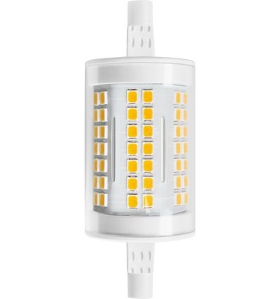 R7S 78mm / 11W LED-lampa - 1600lm, 3000K, klart glas, keramik