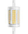 R7S 78mm / 11W LED-lampa - 1600lm, 3000K, klart glas, keramik