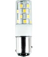 Bay15d 3W LED-lampa för navigation, 10-30V - 380lm, 5,5cm, IP65, 6500K, EMC-godkänd, fartygslampa