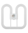 14W 2D LED-lampa - GR8-sockel, 2-pin, 1680lm, opal, direkt/ballast-kompatibel
