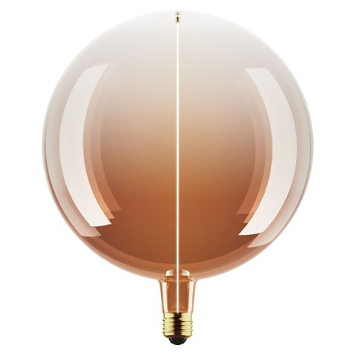 E27 4,8W dimbar LED-lampa - G200, Filament Flex Magnetic, 1800K, Tea brown, 200lm