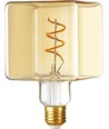 E27 4W LED Filament Ice Cube C95 dimbar - 240lm, 2200K, guldglas