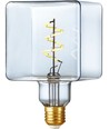E27 4W dimbar LED Ice Cube-lampa - C95, 2500K, Crystal, Filament Flex