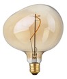 E27 4W dimbar LED-lampa - G150, Filament Flex Snoopy, 2200K, guldglas