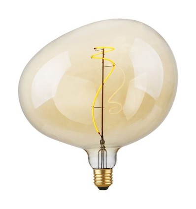 E27 4W Filament Flex Snoopy G220 - 240lm, 2200K, guldglas, dimbar