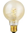 E27 2,9W Slim Flex Filament Globe G80 - 250lm, 2200K, gyllene glas, dimbar