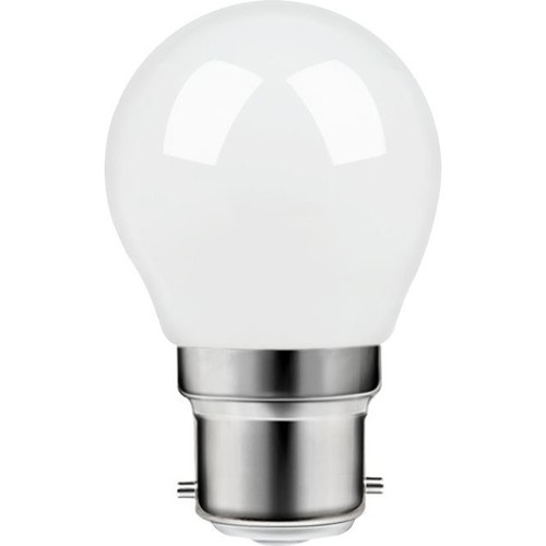 B22d 4,7W dimbar LED-kronlampa - G45, opalt glas, 2700K, filament