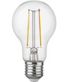 E27 2,5W dimbar LED-lampa - A60, filament, 250lm, 2500K, klart glas