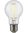 E27 6,5W dimbar LED-filamentlampa - A60, 810lm, klart glas, 2700K