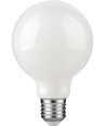 E27 2,5W dimbar LED-filamentlampa - G80 Glob, opalglas, 2500K, 250lm