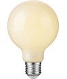 E27 4,7W dimbar LED-glob - G80, opalt glas, 2500K, filament