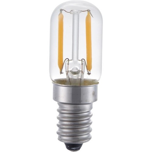 E14 1,5W LED-rörlampa - 6cm, 100lm, 2500K, klart glas