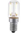 E14 1,5W LED-rörlampa - 6cm, 100lm, 2500K, klart glas