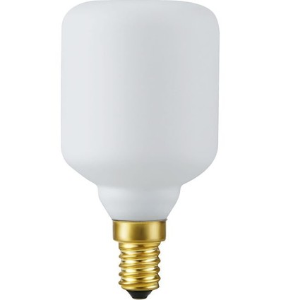 E14 4W dimbar LED-cylinderlampa - 9,5cm, 2500K, matt vit, Fila Cylinder