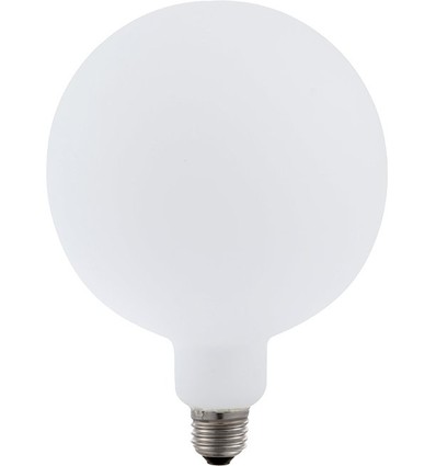 E27 6W dimbar LED filamentlampa - G150, XXL Globe, matt vit, 2500K