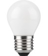 E27 4W dimbar LED-kronlampa - G45, filament, opalglas, 2500K
