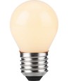 E27 4W dimbar LED-kronlampa - G45, filament, opalglas, 2500K