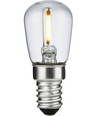 E14 1W LED-filamentlampa - 5,6cm, 2500K, klar, Pygmy