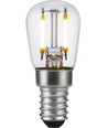 E14 1,5W LED filamentlampa - 140lm, 2500K, klar, Pygmy 6cm