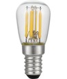 E14 3W dimbar LED filamentlampa - Pygmy, 5,6cm, 220lm, 2700K, klart glas