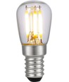 E14 3W dimbar LED filamentlampa - Pygmy, 5,6cm, 220lm, 2700K, klart glas