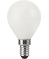 E14 4W dimbar LED-kronlampa - G45, opalglas, 2500K, 310lm