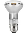 E27 5,5W dimbar LED-filamentlampa - R63, 400lm, 2500K, klart glas