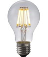 E27 6,5W dimbar LED-lampa - Filament, A60, 630lm, 2500K, klart glas