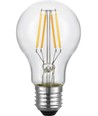 E27 4W dimbar LED-filamentlampa - A60, 2200K, klart glas, 360lm