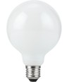 E27 5,5W dimbar LED-globelampa - G95, opalt glas, 2500K, filament