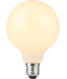 E27 5,5W dimbar LED-globelampa - G95, opalt glas, 2500K, filament