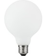 E27 5,5W dimbar LED-lampa - G95, filament, matt vit, 550lm, 2500K