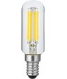 E14 4W dimbar LED-rörlampa - 8,5cm, filament, 2500K, klart glas