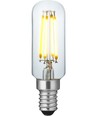 E14 4W dimbar LED-rörlampa - 8,5cm, filament, 2500K, klart glas