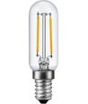 E14 2W dimbar LED-lampa - Filament, 8,5cm, 2500K, klart glas
