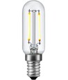 E14 2W dimbar LED-lampa - Filament, 8,5cm, 2500K, klart glas