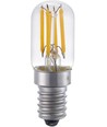 E14 3W dimbar LED-rörlampa - 5,5cm, filament, 2500K, klart glas